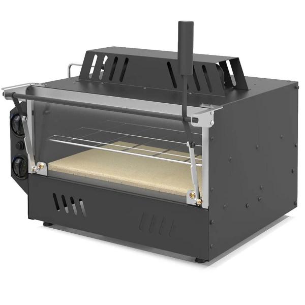 Imagem de Forno Guilhotina Industrial Saro com Infravermelho á Gás GLP 53x47cm Até 350º sem Cavalete