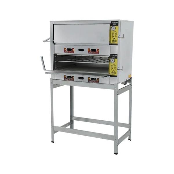 Imagem de Forno Industrial a Gás 90X70 2 câmaras Metalmaq