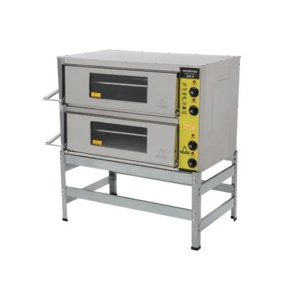 Imagem de Forno Industrial Elétrico 70X50 2 Câmaras 220V Metalmaq