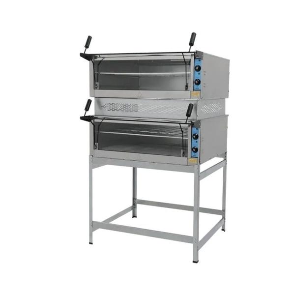 Imagem de Forno Industrial Elétrico 80X60 Duplo Guilhotina Metalmaq