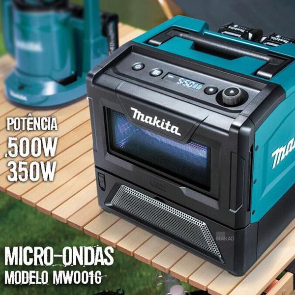 Imagem de Forno Microondas à Bateria (Sem bateria) 40V Max 8 Litros MW001G Makita