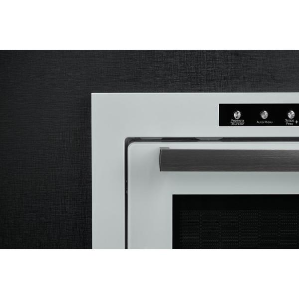 Imagem de Forno Microondas Embutir 25L com Dourador 127v Fischer Branco