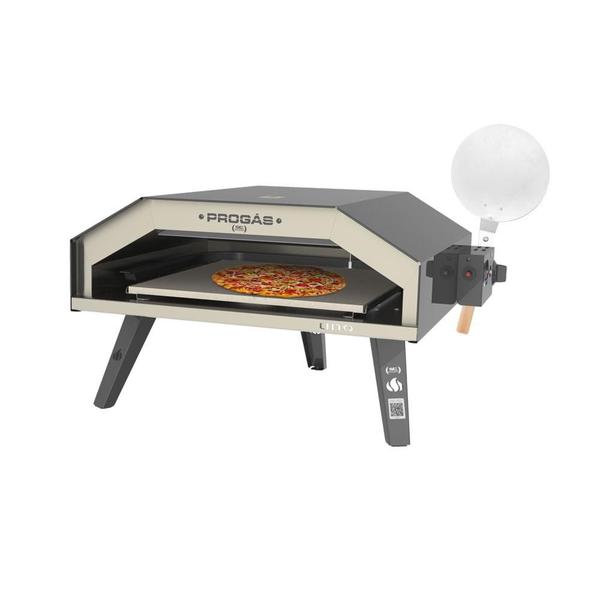 Imagem de Forno Refratário Industrial a Gás Inox para Pizza 40cm 83L PRUNO-40 - Progás