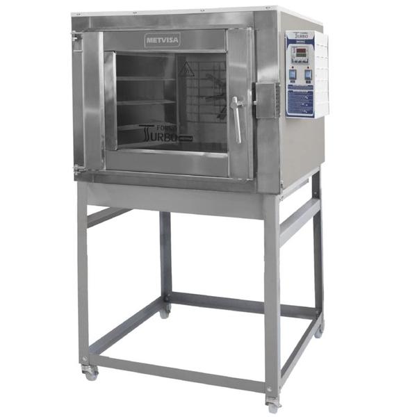 Imagem de Forno Turbo Eletrico 5 Esteiras - Interno Inox - Metvisa - Fte150i