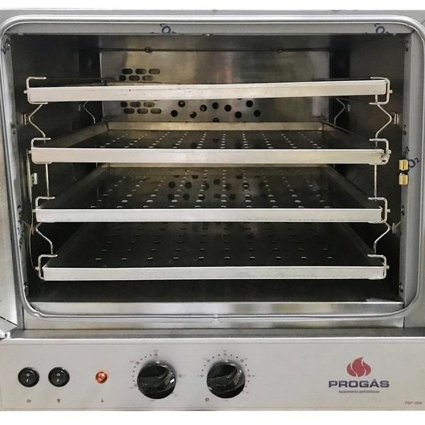 Imagem de Forno Turbo Elétrico Fast Oven Prp-004 Plus Preto - Progas Digital 220V