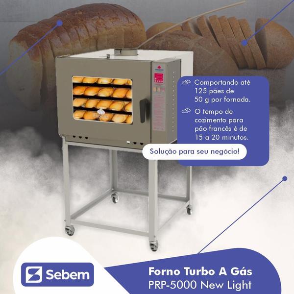 Imagem de Forno Turbo Para Pizza, Pão Industrial, Padaria e Pizzaria 5 Esteiras