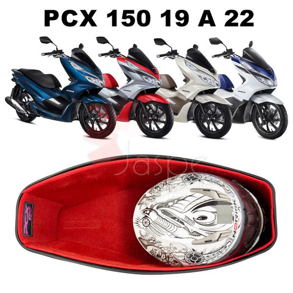 Imagem de Forração Honda Pcx 150 Acessório Baú 19 20 Forro Vermelho