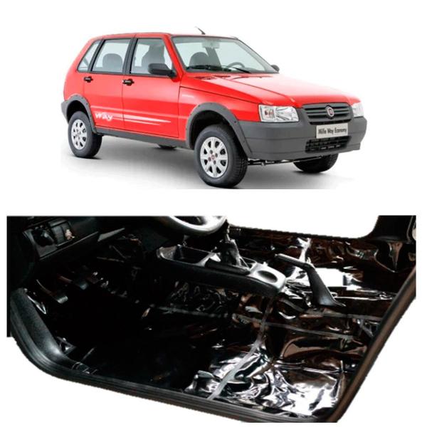 Imagem de Forração Tapete Verniz Vinil P/ Assoalhos Fiat Uno 2005