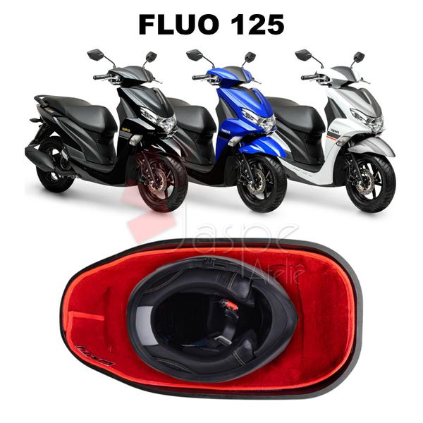 Imagem de Forração Yamaha Fluo 125 Baú Forro Vermelho Acessório