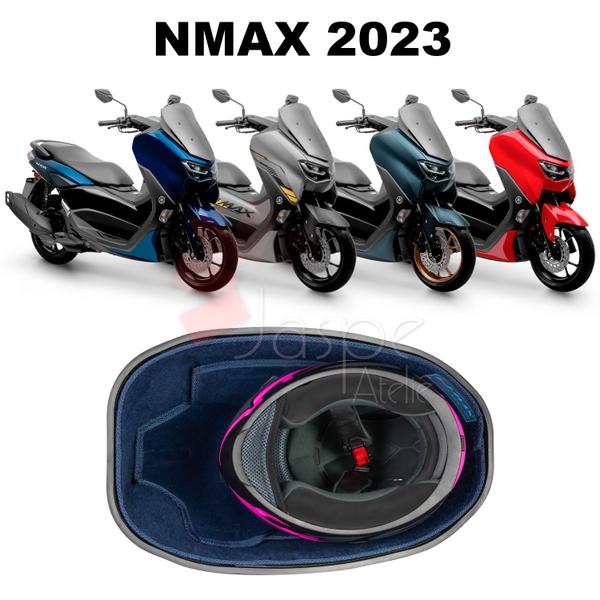 Imagem de Forração Yamaha Nmax 2023 Connected Baú Forro Acessório Azul