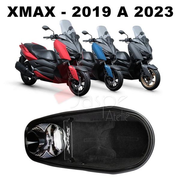 Imagem de Forração Yamaha Xmax 250 Forro Preto Baú + Divisória Grande