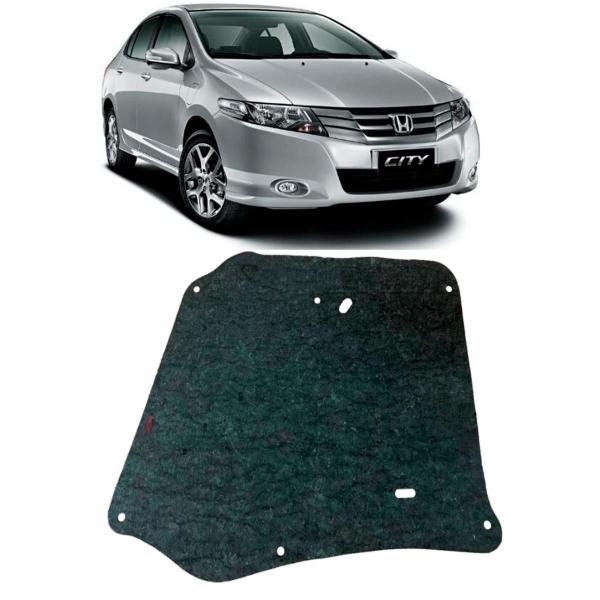 Imagem de Forro Capo Honda City 2009 a 2014 Manta Autocolante Isolante + Presilhas