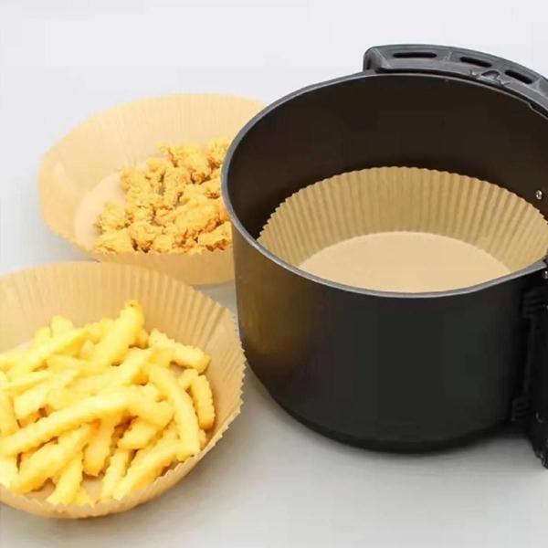 Imagem de Forro De Papel Air Fryer Descartável Forma Antiaderente 20Un