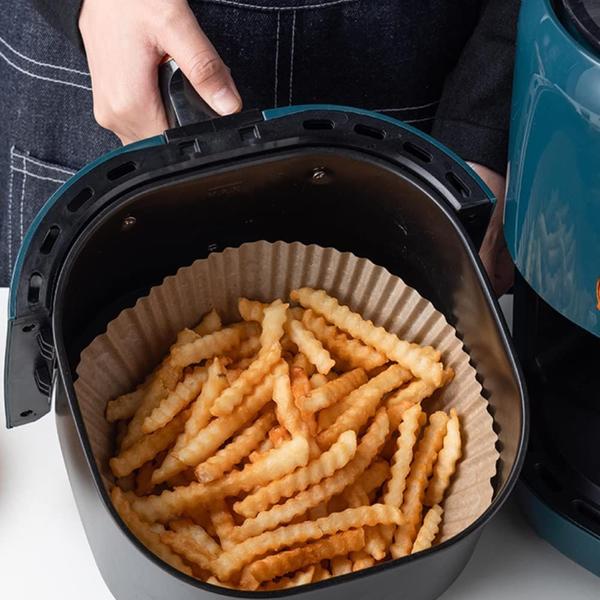 Imagem de Forro de Papel Manteiga para Air Fryer 50 Unidades Antiaderente Top Chef