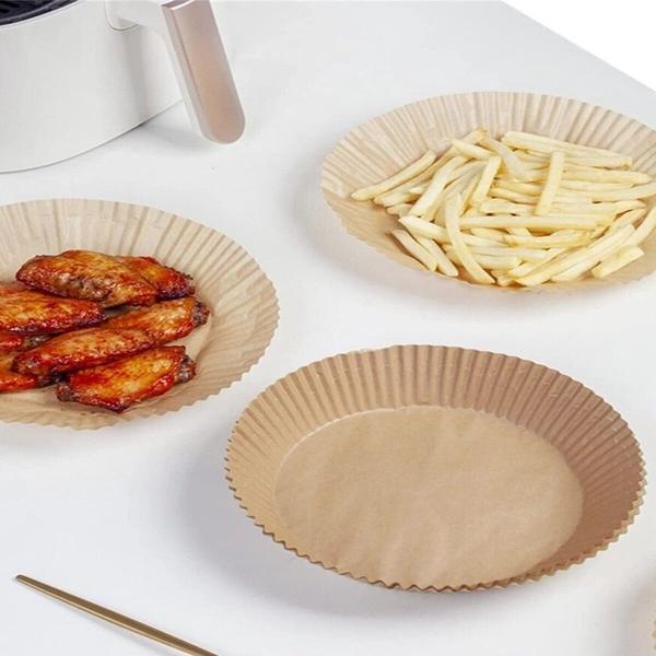 Imagem de Forro de Papel Manteiga para Air Fryer  Kit 50 Unidades 