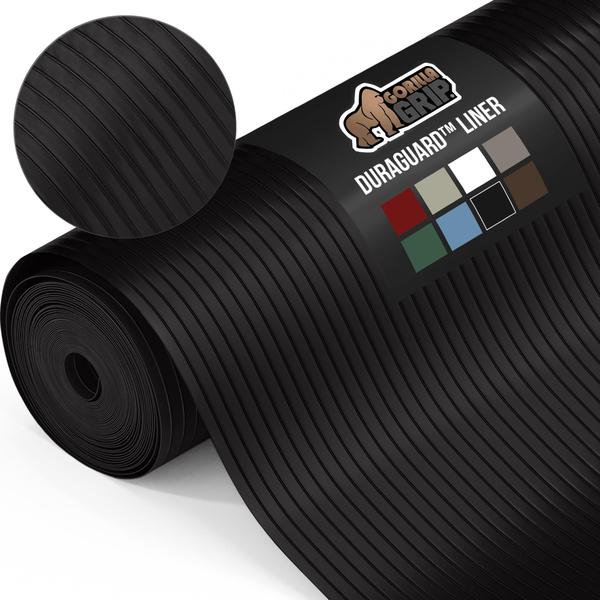 Imagem de Forro de prateleira Gorilla Grip DuraGuard 20x20cm à prova d'água Jet Black