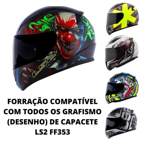 Imagem de Forro Forração Completa Capacete Ls2 Ff320 Stream Original