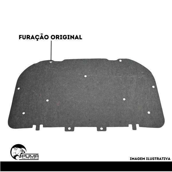 Imagem de Forro Manta Anti Ruido Capô Gol Saveiro Voyage G5 2009 2010 2011 2012 2013