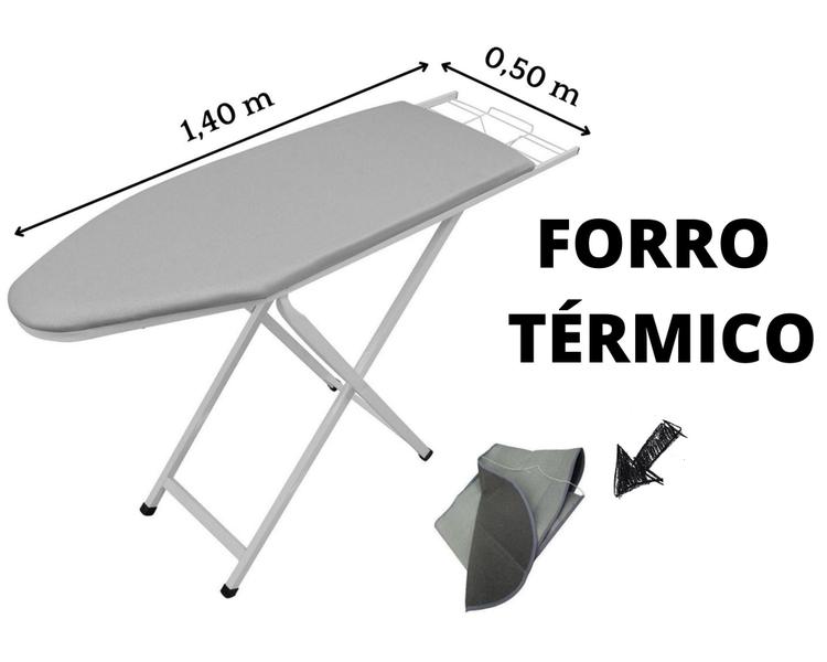 Imagem de Forro Térmico Para Tabua De Passar 1,40X0,50 m - Prata