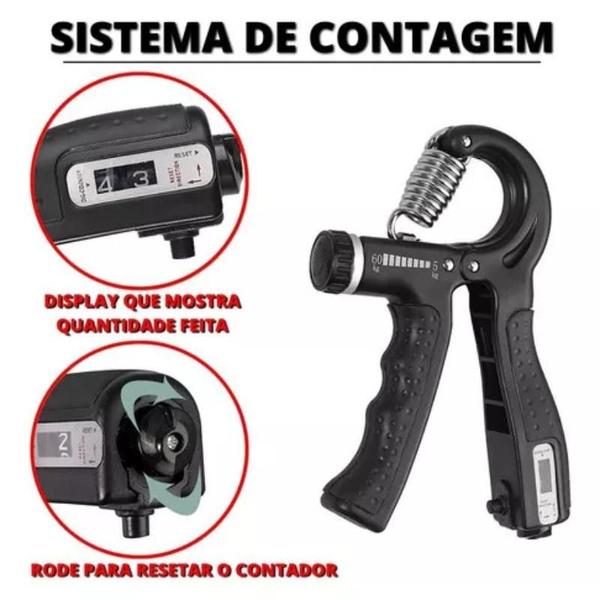 Imagem de Fortalecedor de aderência de mão Longang com resistência ajustável 5-60 kg, reforço de pulso