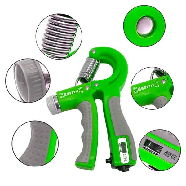 Fortalecedor de Antebraço Hand Grip com Contador e Resistência Ajustável Hand Grip - Lelong Imagem de Fortalecedor de Antebraço Hand Grip com Contador e Resistência Ajustável Hand Grip