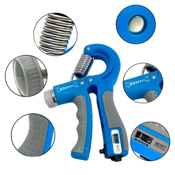 Fortalecedor de Antebraço Hand Grip com Contador e Resistência Ajustável Hand Grip - Lelong Imagem de Fortalecedor de Antebraço Hand Grip com Contador e Resistência Ajustável Hand Grip
