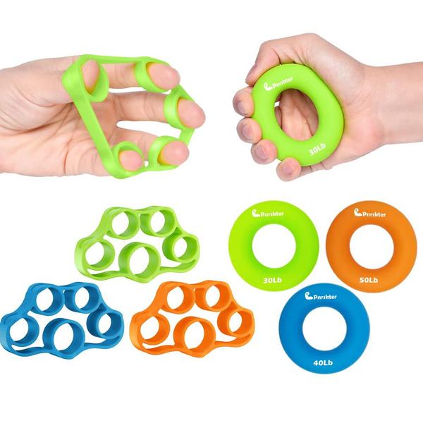 Imagem de Fortalecedor de aperto manual Pnrskter Finger Exerciser (6 unidades)