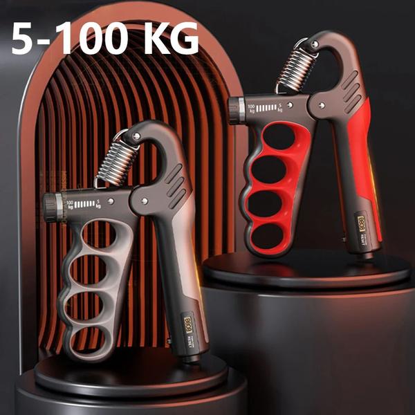 Imagem de Fortalecedor de Mão e Dedos Ajustável Hand Grip 100Kg com Contador