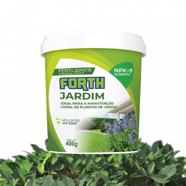 Imagem de Forth jardim 400g - adubo mineral npk + 9 nutrientes para plantas