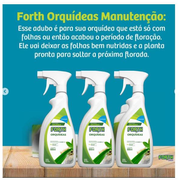 Imagem de FORTH Orquídeas Manutenção Pronto Uso (500ml) FORTH JARDIM