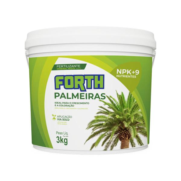 Imagem de Forth Palmeiras Crescimento Adubo Fertilizante - 3 Kg 