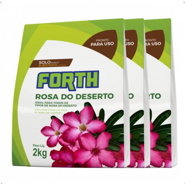 Imagem de Forth Substrato Rosa Do Deserto 2kg Forth Jardim