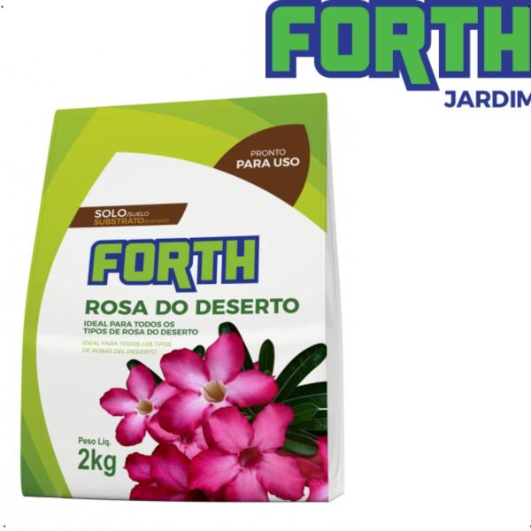 Imagem de Forth Substrato Rosa Do Deserto 2kg Forth Jardim