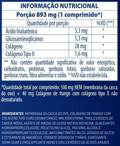 Imagem de Fortice Colágeno Tipo II com 30 Comprimidos