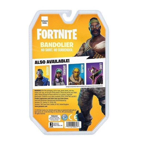 Fortnite Figura 4" com Acessórios Bandolier - Sunny Imagem de Fortnite Figura 4" com Acessórios Bandolier - Sunny