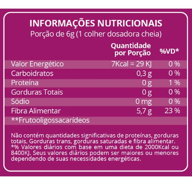 Imagem de Fos Prebiotico Frutooligossacarideos 220G Maxinutri