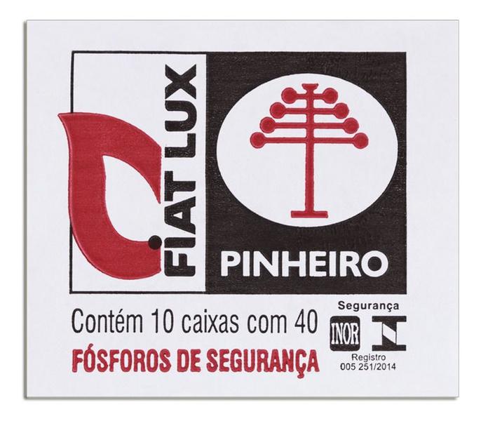 Fósforo Fiat Lux 10 Caixas Com 40u Kit 3 Imagem de Fósforo Fiat Lux 10 Caixas Com 40u Kit 3