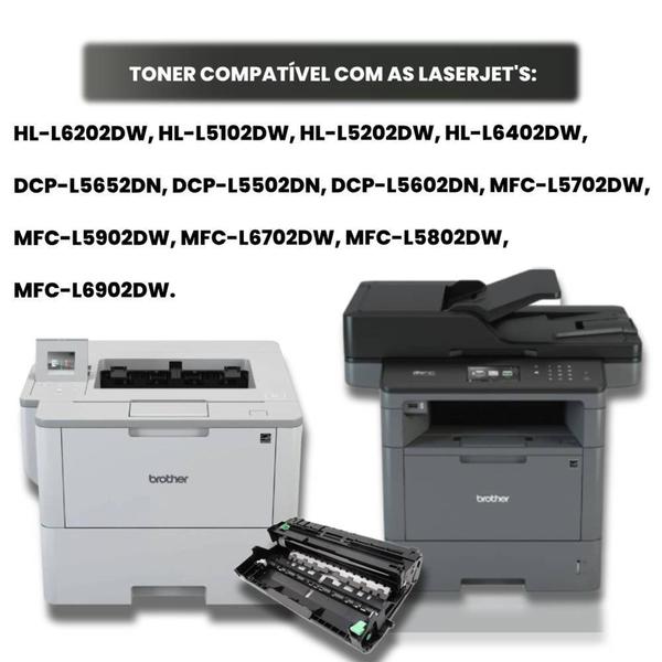 Imagem de Fotocondutor Compatível Brother DR3440 para Laserjet