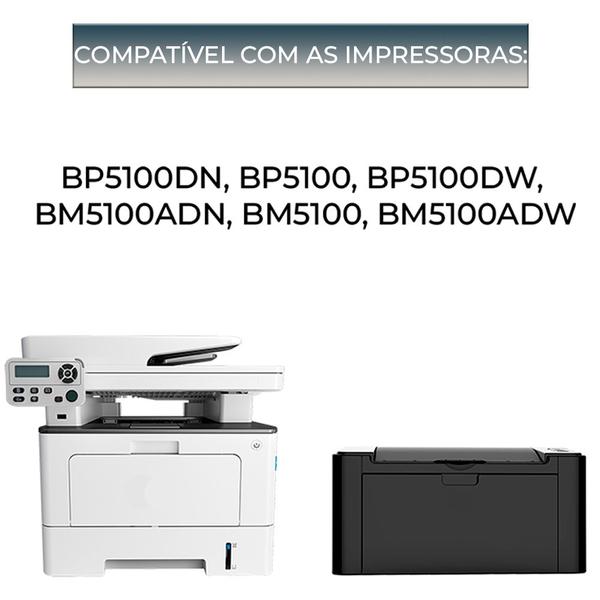 Imagem de fotocondutor DL-5120x compatível para Pantum Elgin BM5100ADW