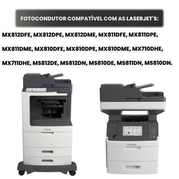 Imagem de Fotocondutor Lexmark Original 520z 52d0z00 Ms710 Ms711 Ms810