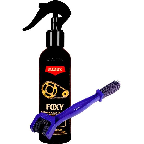 Imagem de Foxy Removedor Óleo Graxa Piche Escova Limpa Corrente Razux