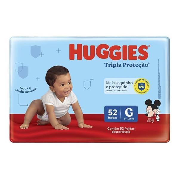 Imagem de Fr.huggies tri.prot. mega g c/52 lv+ pg-