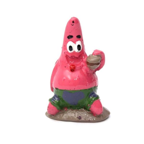 Imagem de Fragata Patrick Com Hamburguer Enfeite Aquário Fonte Jardim