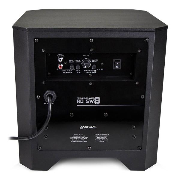 Frahm - Subwoofer Ativo 8" 100W Rms Preto RD SW8 Imagem de Frahm - Subwoofer Ativo 8" 100W Rms Preto RD SW8
