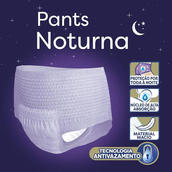 Imagem de Fralda Adulta Roupa Íntima Com 16 Unidades Pants Noturna Tamanho P M Tena