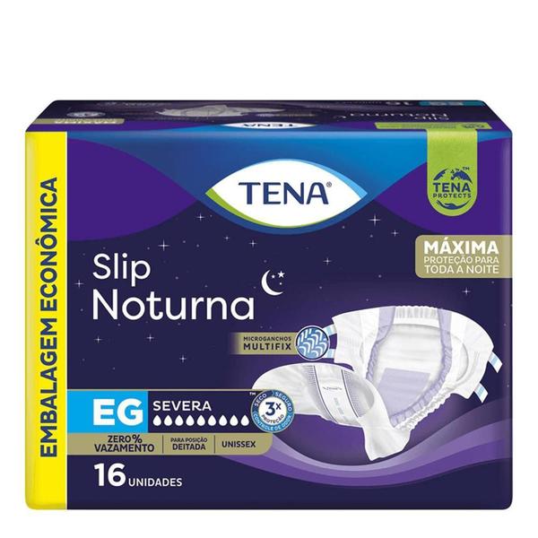 Imagem de Fralda Adulto Tena Slip Noturna EG com 16 unidades