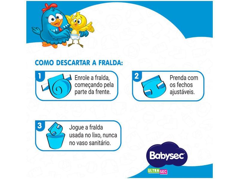 Imagem de Fralda Babysec Galinha Pintadinha Ultrasec - P 42 Unidades