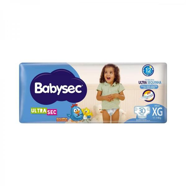 Imagem de Fralda Babysec Ultra Sec Galinha Pintadinha XG 30 Unidades