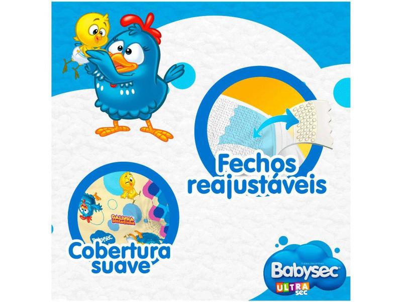 Imagem de Fralda Babysec Ultrasec Galinha Pintadinha Tam XXG - a partir de 13kg 28 Unidades