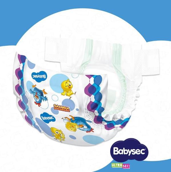 Imagem de Fralda Babysec Ultrasec Galinha Pintadinha Tamanho M Com 72 Fraldas